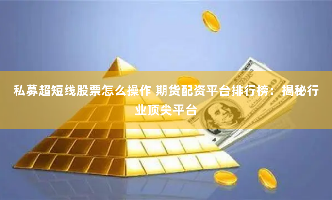 私募超短线股票怎么操作 期货配资平台排行榜:揭秘行业顶尖平台