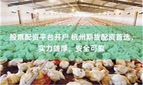 股票配资平台开户 杭州期货配资首选，实力雄厚，安全可靠